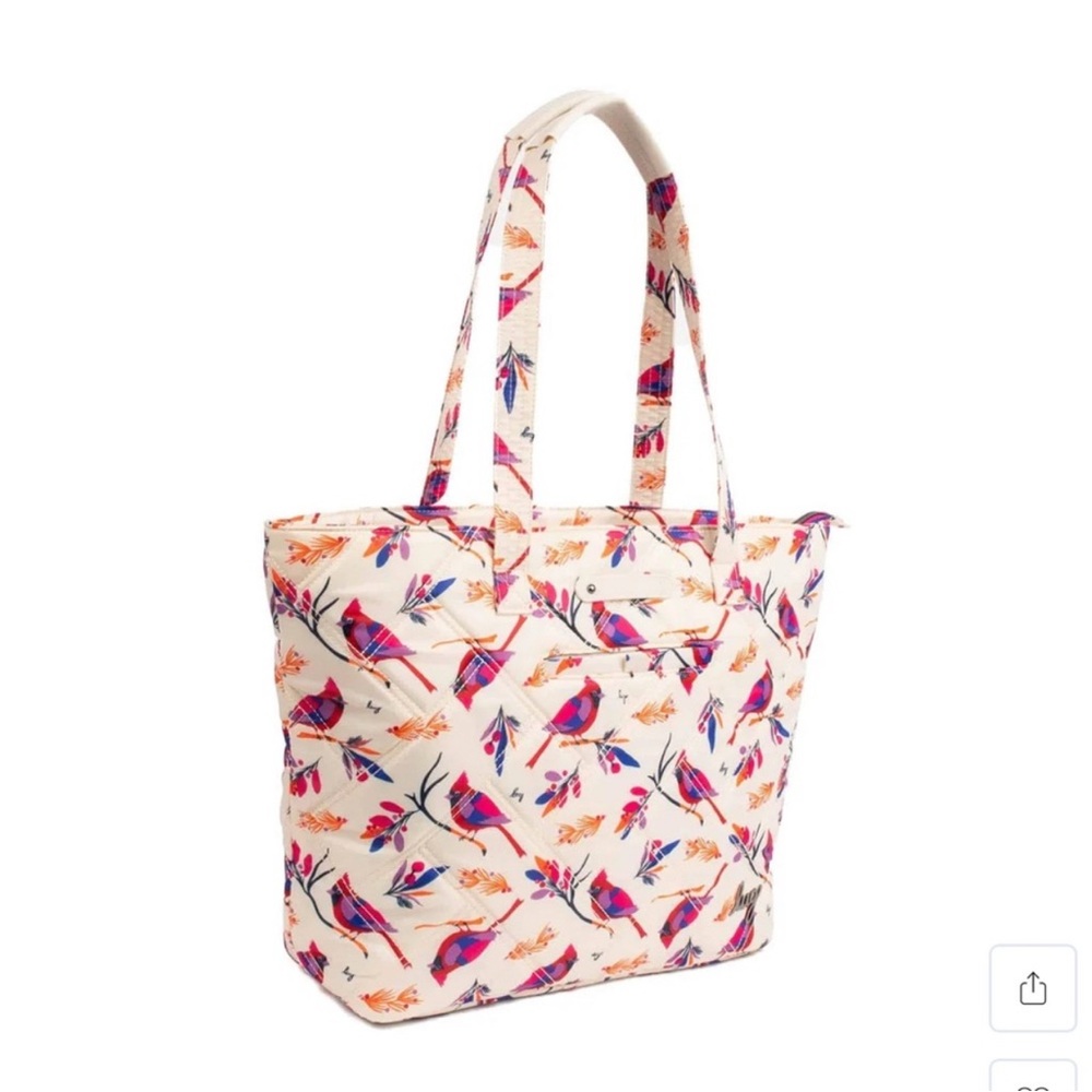 Lug Skyliner 2 Tote Bag “ Cardinal Cream”. NWT - Picture 4 of 10